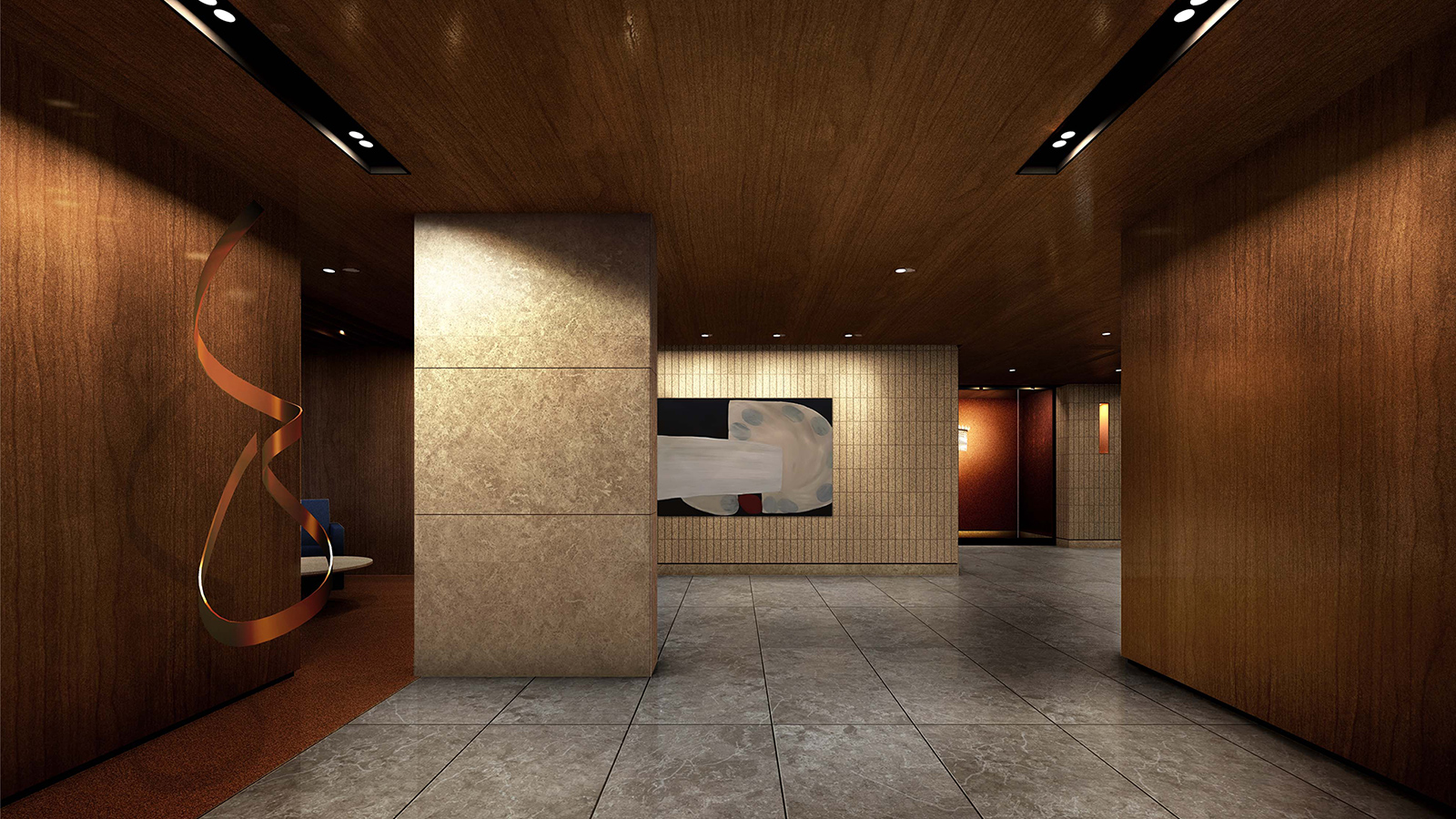 エントランスホール完成予想CG