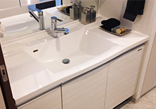 人造大理石・ボウル一体型カウンター