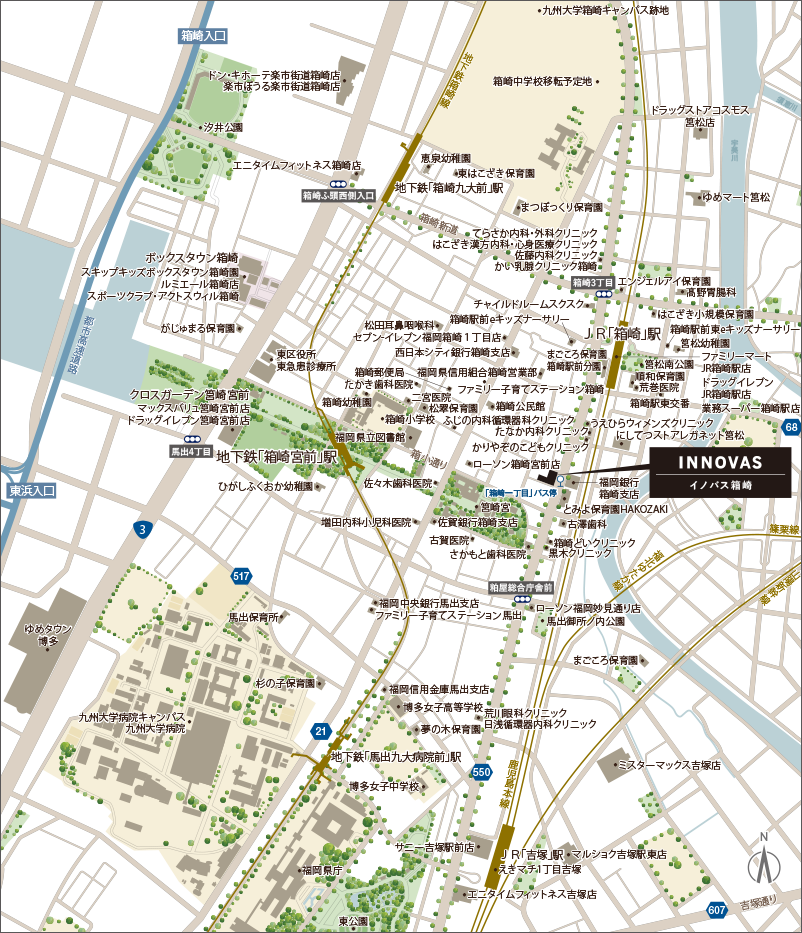 現地案内図