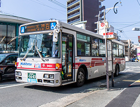 「城西橋」バス停