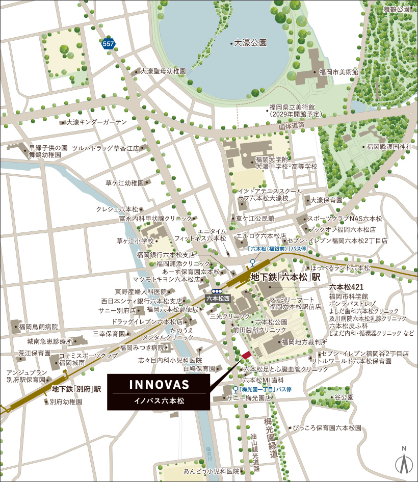 現地案内図