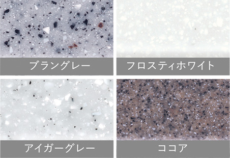 人工大理石のキッチン（無償セレクト可能）