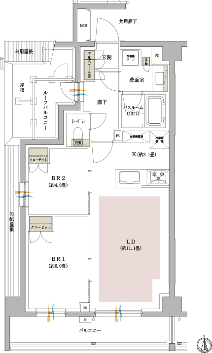 Grタイプ間取り図