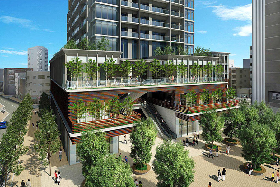 板橋駅板橋口地区第一種市街地再開発事業 CG