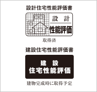 「住宅性能評価書」を取得予定