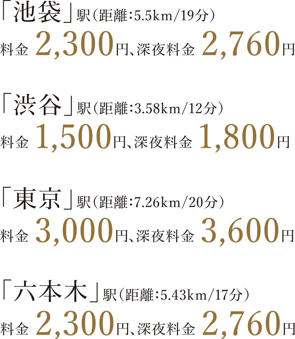 TAXIアクセス