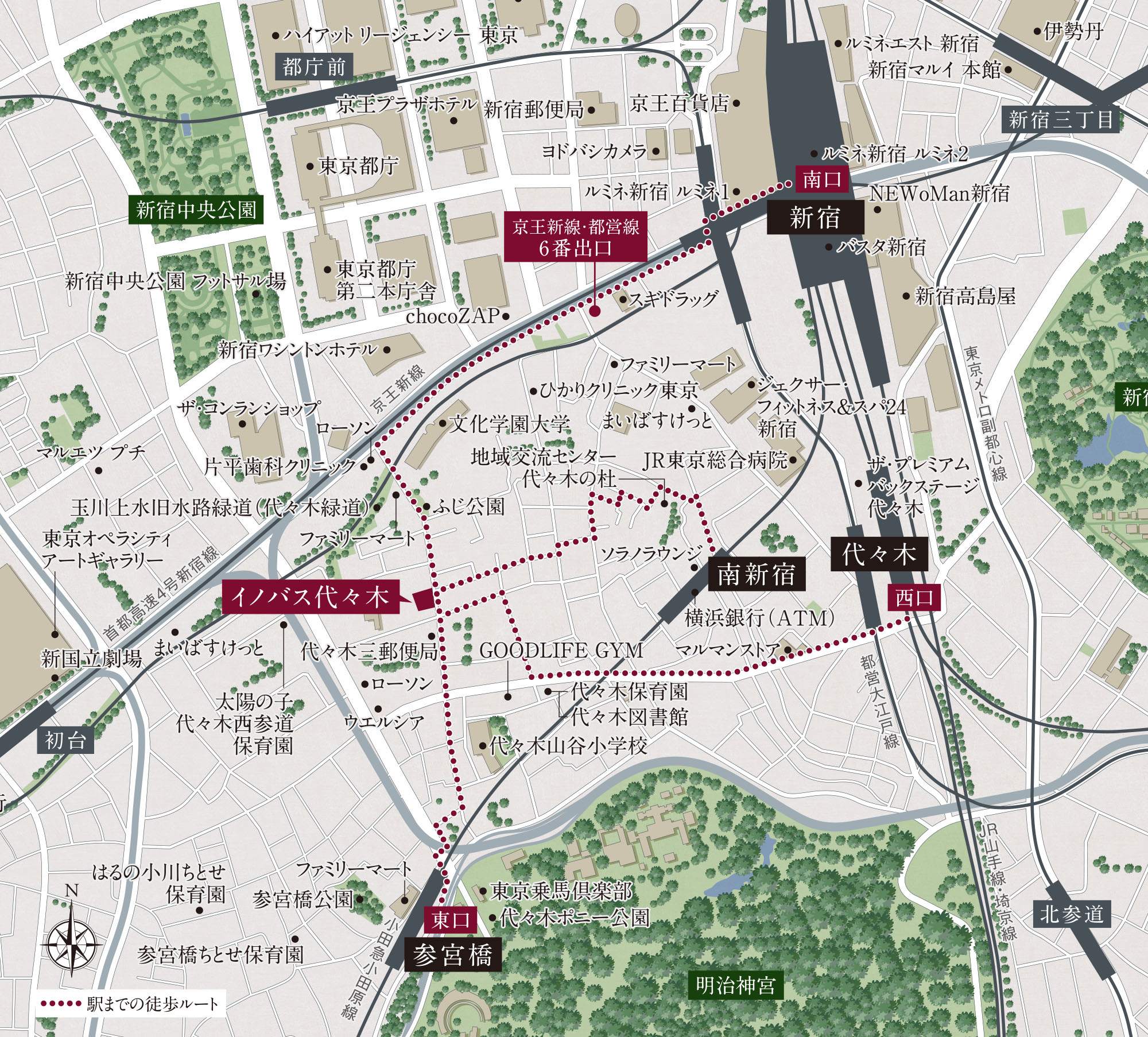 現地案内図