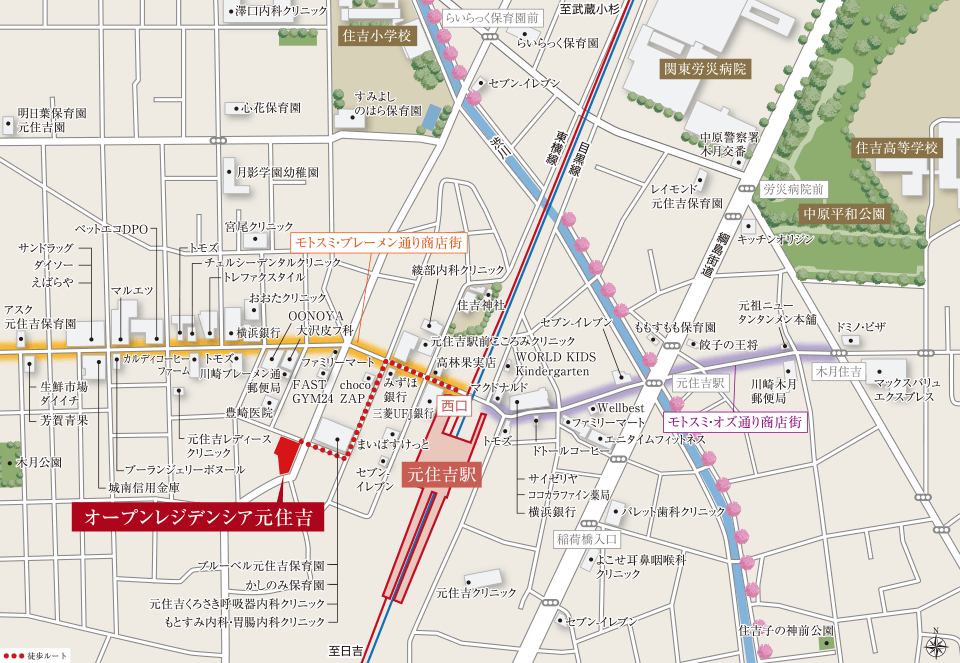 現地案内図