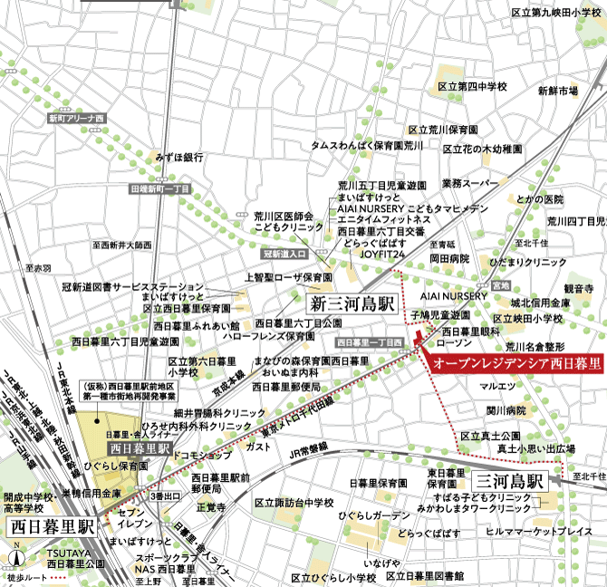 現地案内図