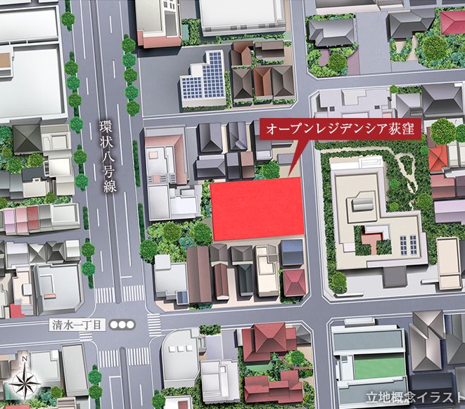 立地概念イラスト