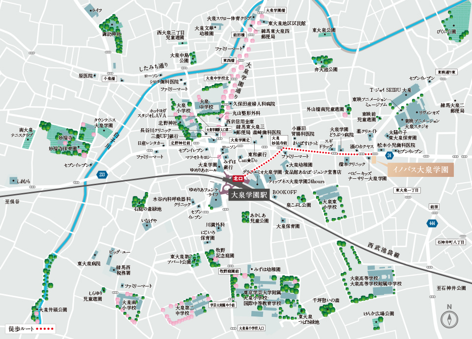 現地案内図
