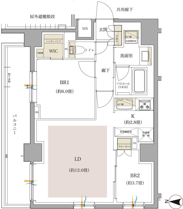 Aタイプ間取り図