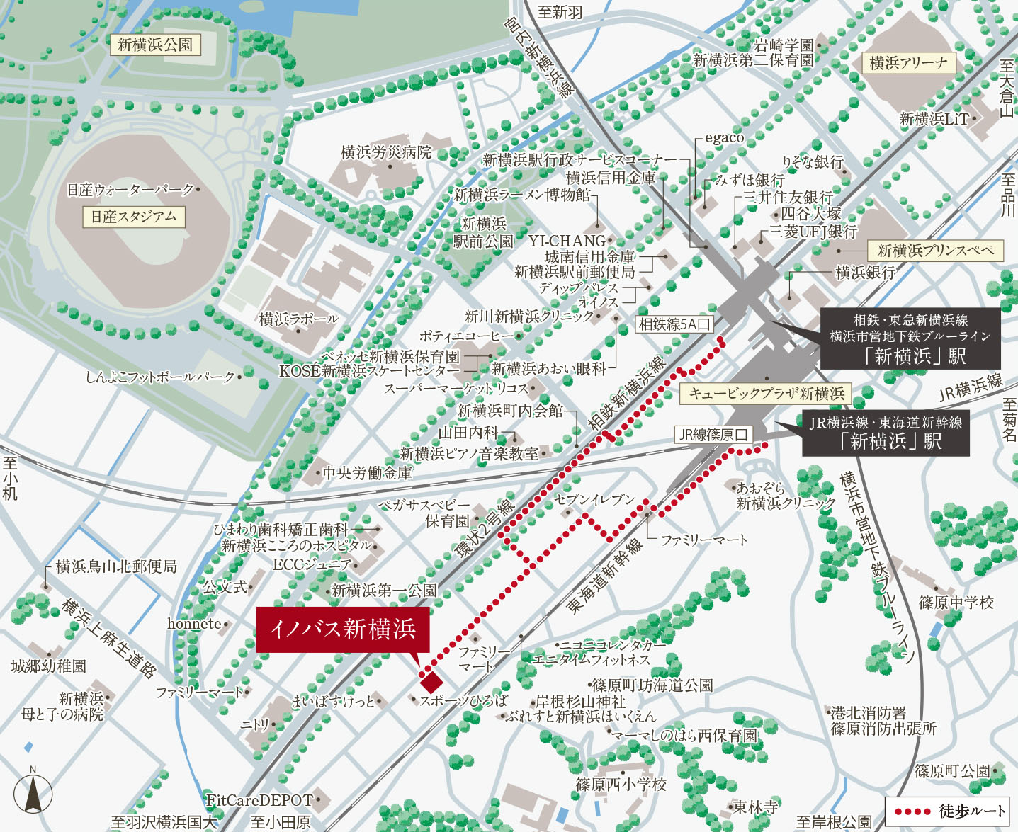 現地案内図