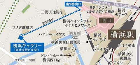 横浜ギャラリー案内図