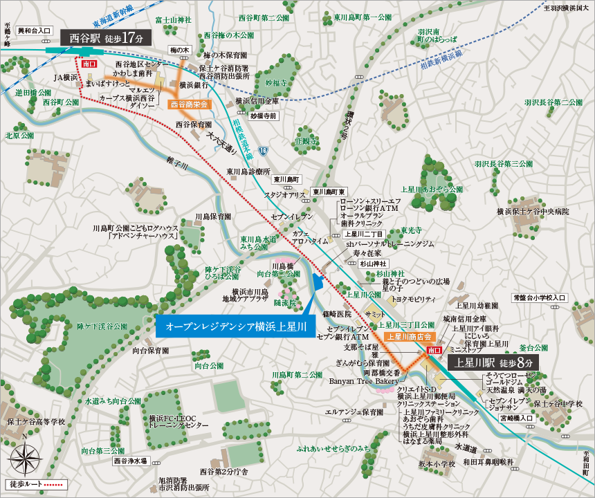 現地案内図