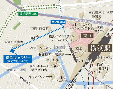 横浜マンションギャラリー案内図