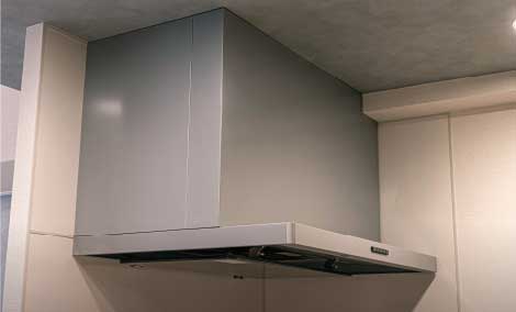 整流板付レンジフード