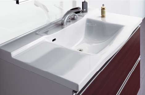 スクエアボウル一体型カウンター