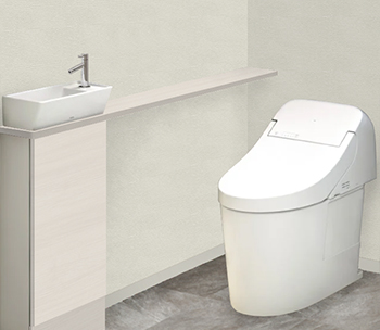 洗浄水量4.8ℓ節水トイレ