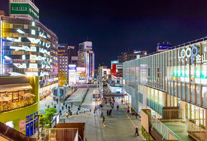 「金山」駅 直通21分