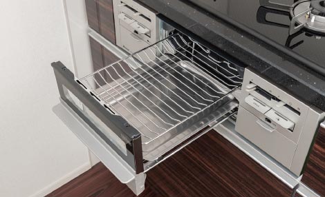 水無し両面焼グリル