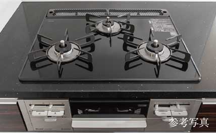 ガラストップコンロ