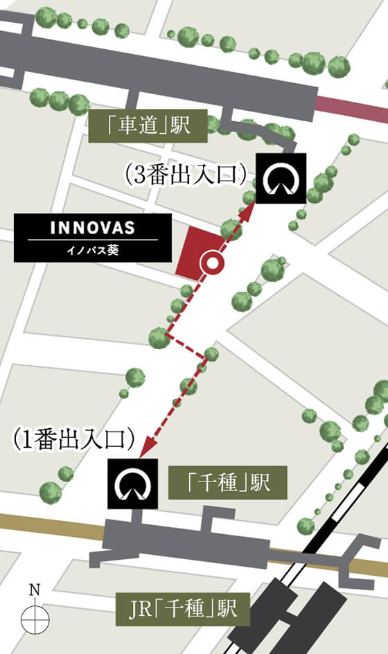 現地周辺エリア概念図