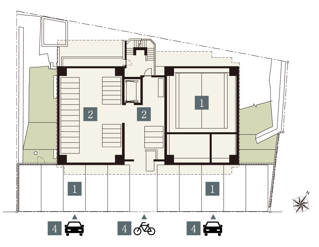 2階平面図イラスト