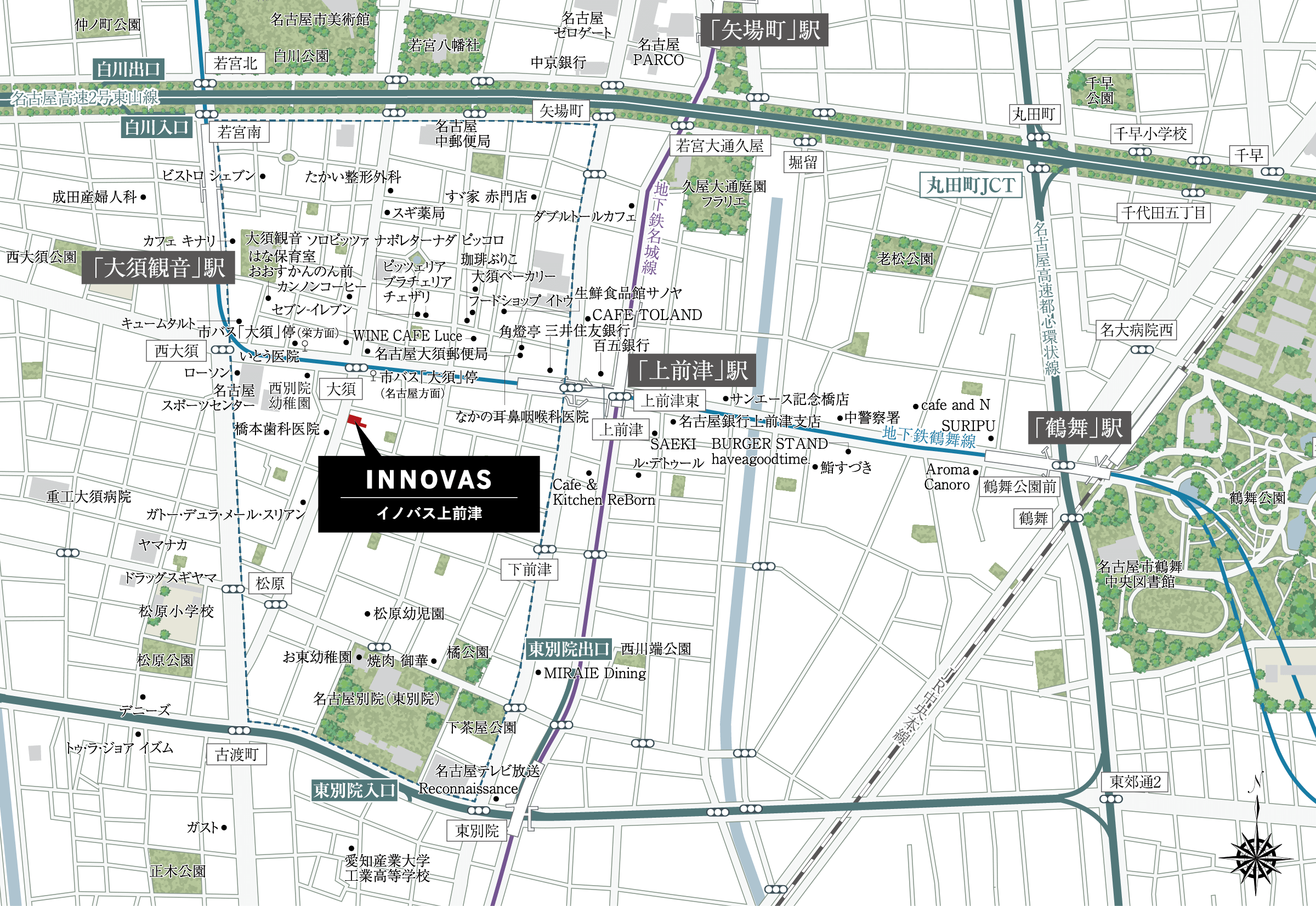 現地案内図