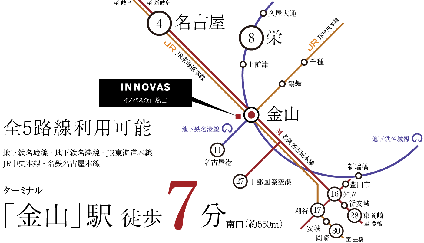 交通アクセス図