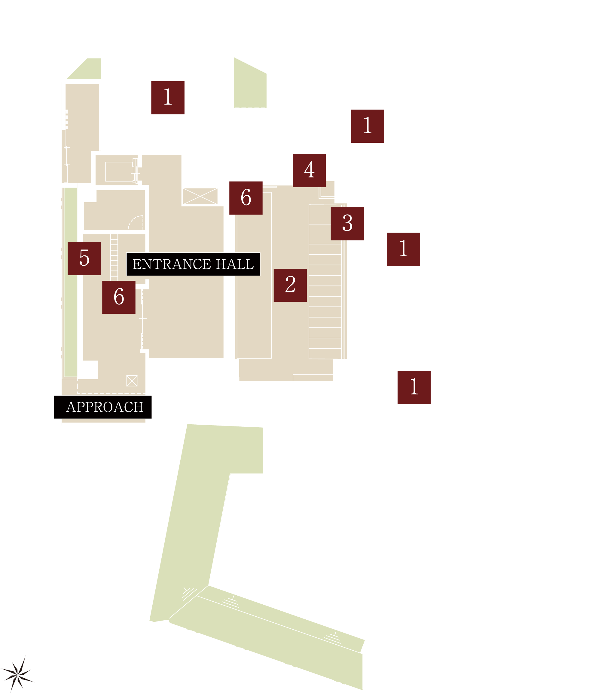 敷地配置図イラスト