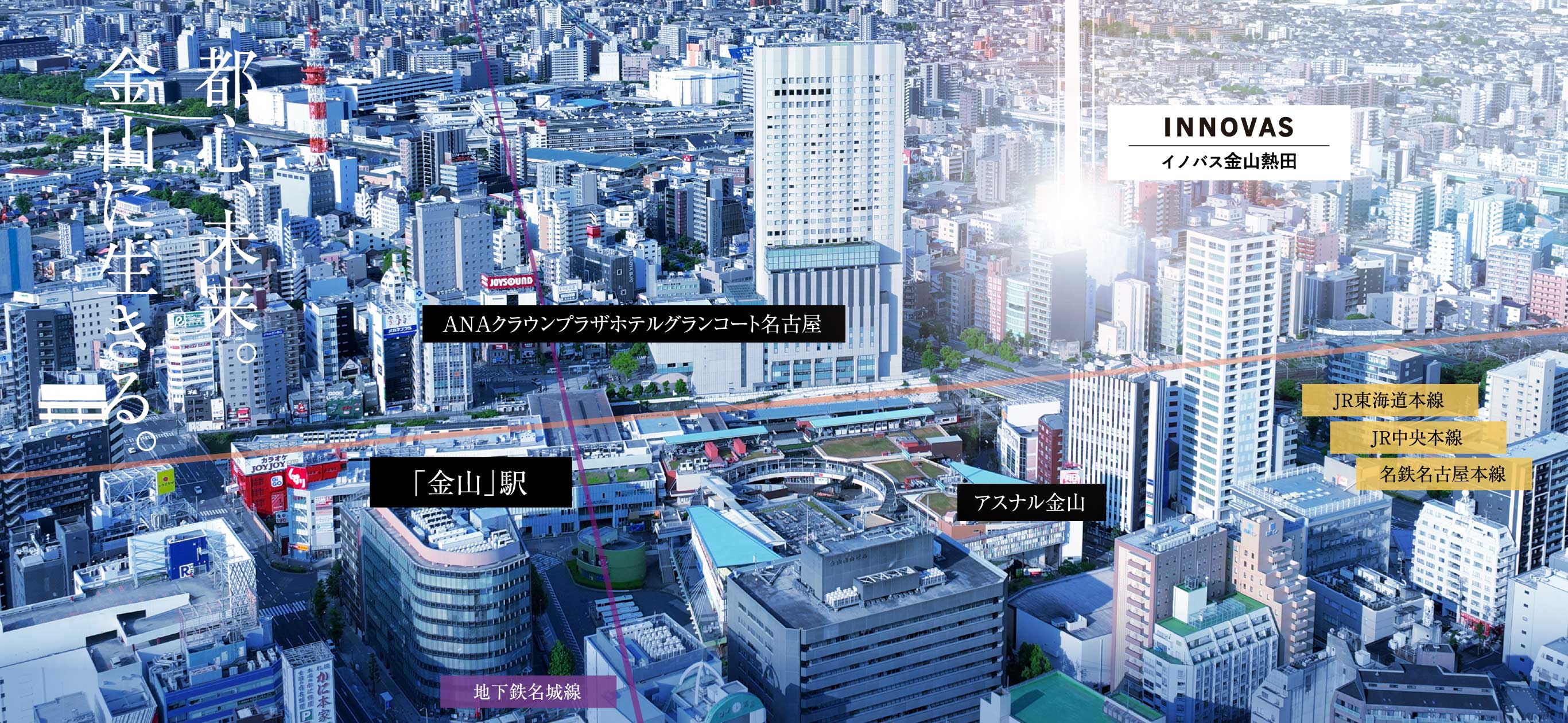 現地周辺航空写真