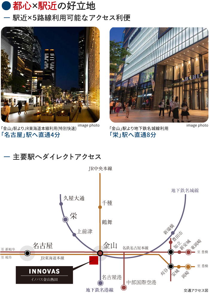 駅近×5路線利用可能なアクセス利便