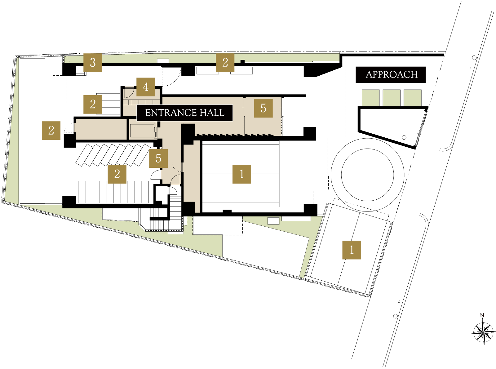 敷地配置図イラスト