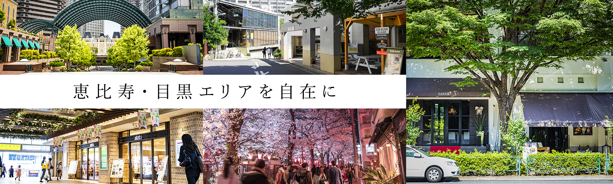 目黒エリアを自在に