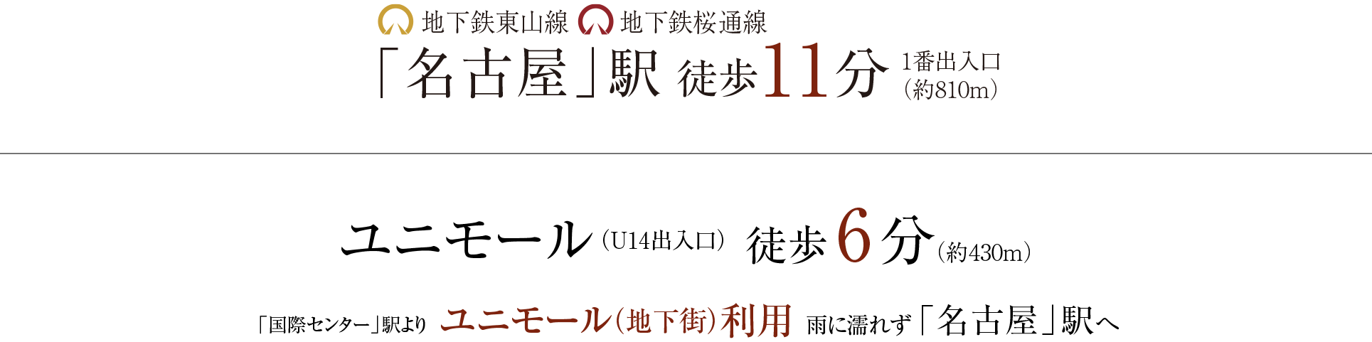 最寄駅 国際センター駅徒歩4分