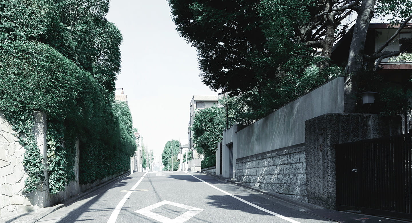 現地周辺の街並み(約480m・徒歩6分)